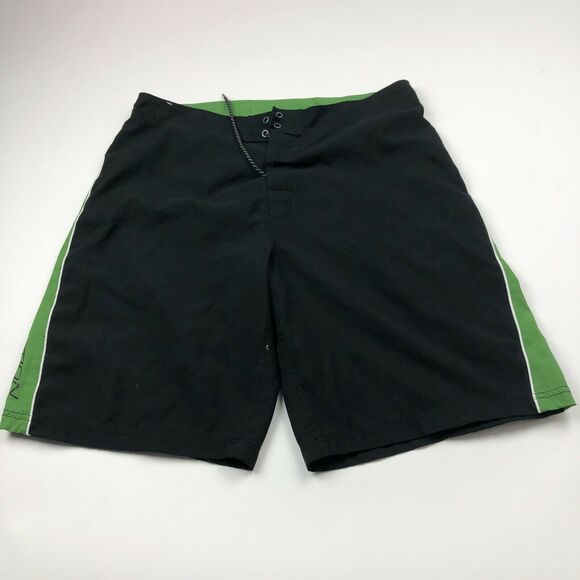 Nautica Competition 36W Mens (Actual 36W) Green Board Beach Surf Swim Shorts - Picture 1 of 8